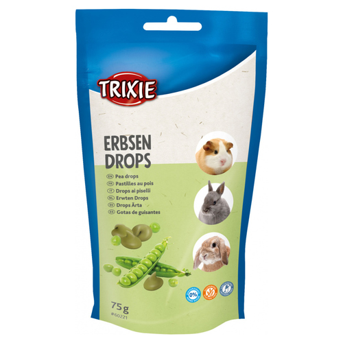 Trixie Erbsen Drops 75 g - 6 Stück / Sparpaket Trixie Erbsen Drops 75 g - 6 Stück / Sparpaket