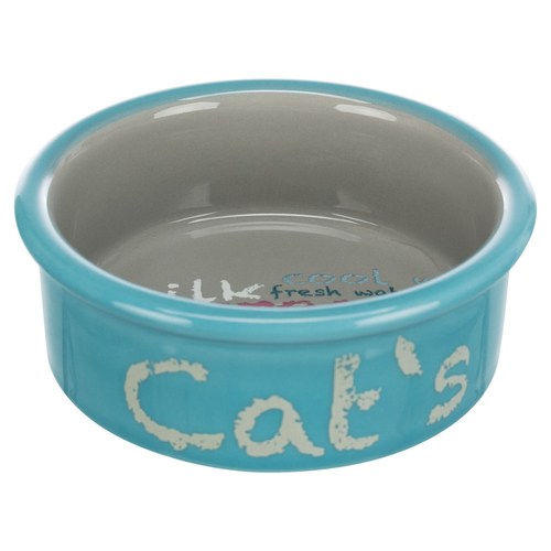 Trixie Ersatz-Keramiknapf für Keramik-Napf-Set Eat on Feet für Katzen blau/grau