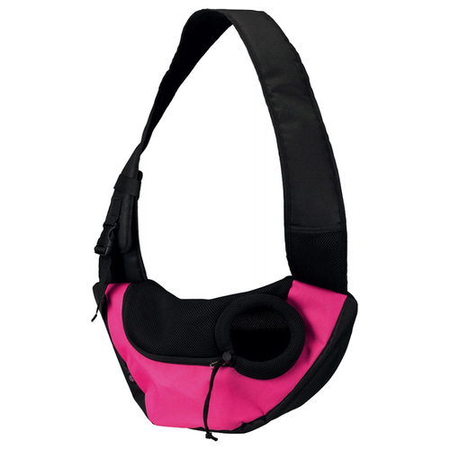 Trixie Fronttasche Sling pink/schwarz für Hunde Trixie Fronttasche Sling pink/schwarz für Hunde