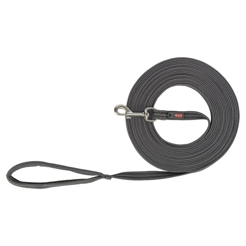 Trixie Fusion Schleppleine, gummiert grafit/papaya, Größe: M-XL Trixie Fusion Schleppleine, gummiert grafit/papaya, Größe: M-XL