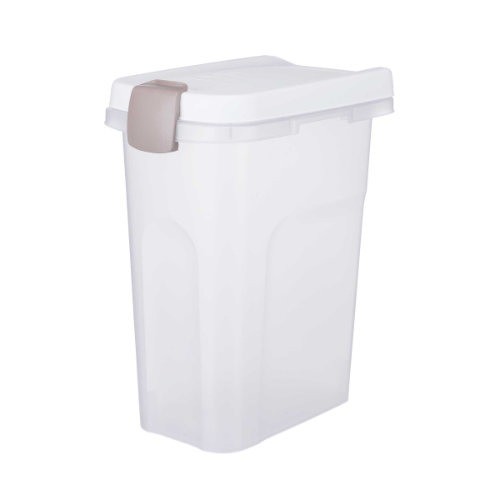 Trixie Futtertonne transparent-weiß/weiß, Maße: 24 x 51 x 39 cm Trixie Futtertonne transparent-weiß/weiß, Maße: 24 x 51 x 39 cm