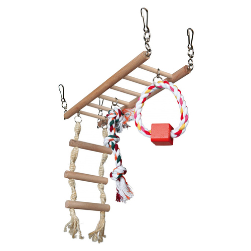 Trixie Hängebrücke mit Strickleiter, 29 x 25 x 9 cm