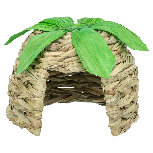 Trixie Haus mit Maisblättern rund aus Gras, Maße: 16 x 12 x 16 cm Trixie Haus mit Maisblättern rund aus Gras, Maße: 16 x 12 x 16 cm