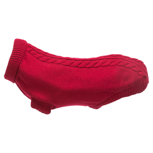 Trixie Hundepullover Kenton rot, Größe: XS