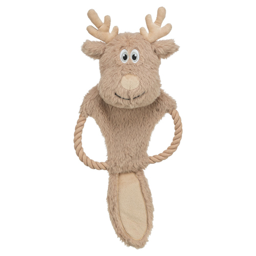 Trixie Hundespielzeug Rentier mit Tau