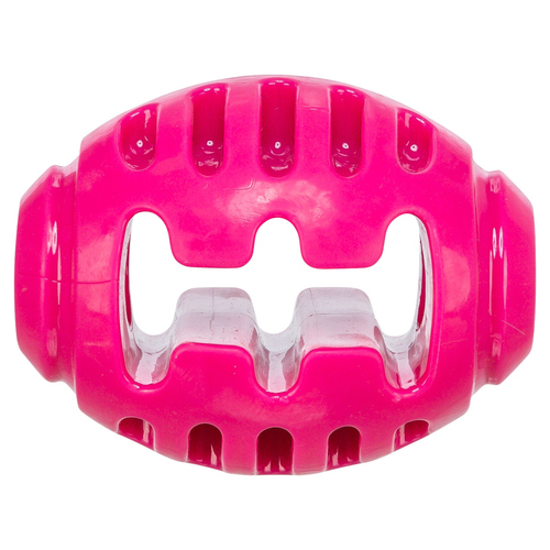 Trixie Hundespielzeug Soft & Strong Rugby pink, Maße: 8,5 cm