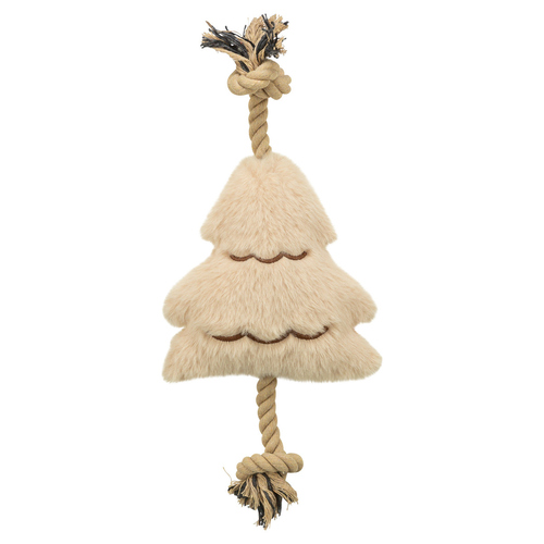 Trixie Hundespielzeug Weihnachtsbaum mit Tau beige Trixie Hundespielzeug Weihnachtsbaum mit Tau beige