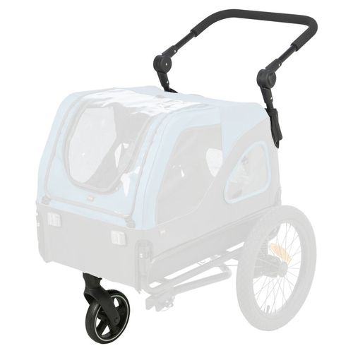 Trixie Jogger-Umbausatz für Fahrradanhänger blau/grau, für Größe S