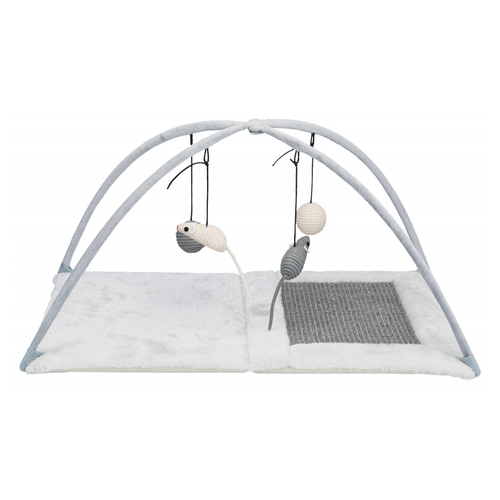 Trixie Junior Kratzmatte grau/lichtgrau
