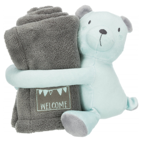 Trixie Junior Kuschel-Set grau/mint für Katzen