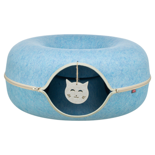 Trixie Katzen-Spieldonut blau