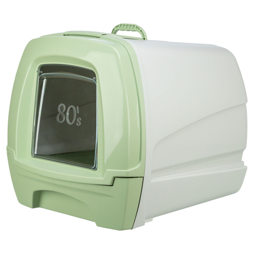 Trixie Katzentoilette EasyDraw grau/grün, Maße: 46 x 48 x 57 cm Trixie Katzentoilette EasyDraw grau/grün, Maße: 46 x 48 x 57 cm
