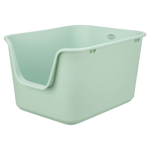 Trixie Katzentoilette Pavo hoher Rand grau, Maße: 44 x 32 x 55 cm