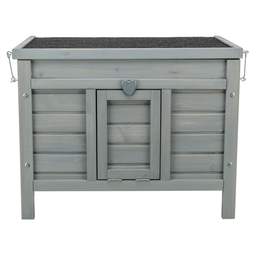 Trixie Kleintierhaus mit Rampe grau Trixie Kleintierhaus mit Rampe grau