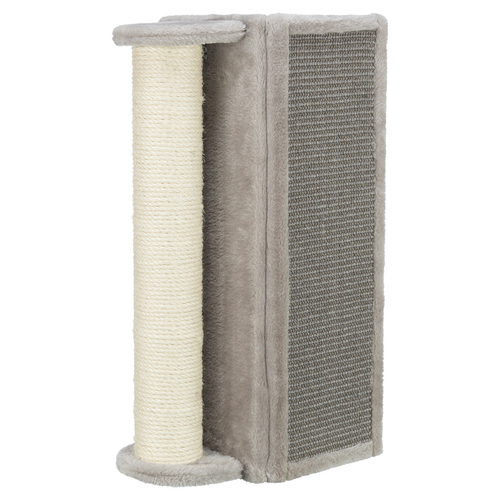 Trixie Kratzbrett für Zimmerecken grau