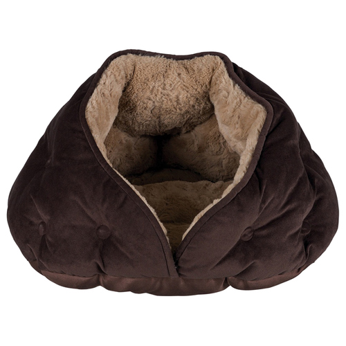 Trixie Kuschelhöhle Malu braun/hellbraun für Katzen