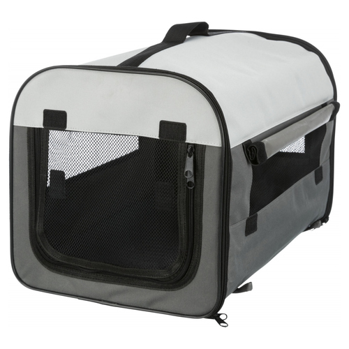 Trixie Mobile Kennel Basic dunkelgrau/hellgrau, Größe: 4