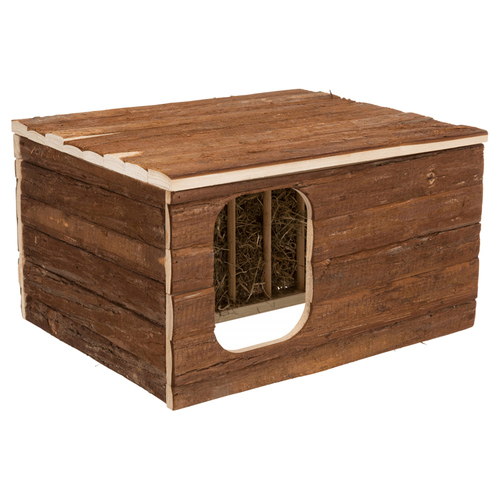 Trixie Natural Living Haus Hilke mit integrierter Heuraufe Trixie Natural Living Haus Hilke mit integrierter Heuraufe