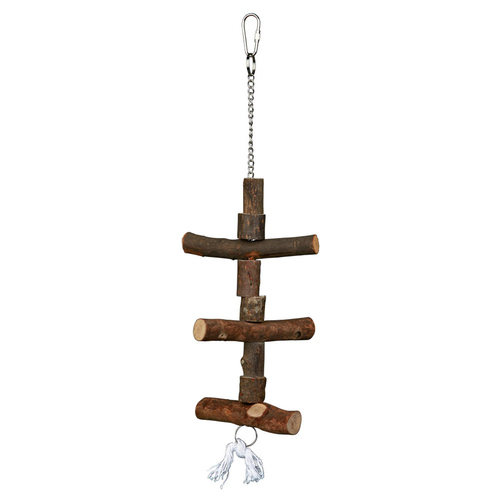 Trixie Natural Living Spielzeug mit Kette/Tau, Maße: 40 cm