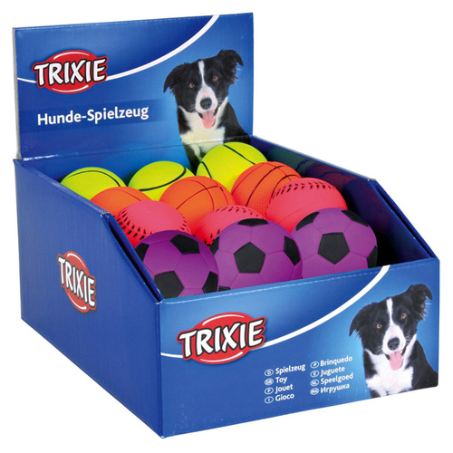 Trixie Neonbälle, Moosgummi, schwimmt - 24 Stück Trixie Neonbälle, Moosgummi, schwimmt - 24 Stück
