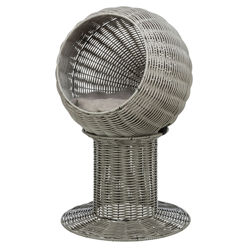 Trixie Outdoor Katzenhöhle Amalia aus Polyrattan, rund