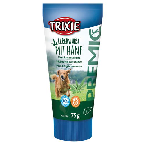 Trixie PREMIO Leberwurst mit Hanf 75 g - 12 Stück / Sparpaket