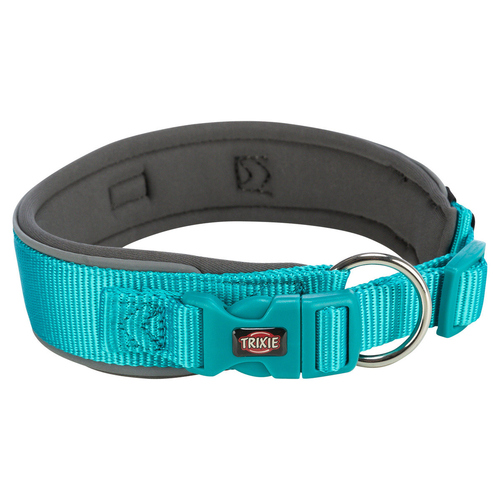 Trixie Premium Halsband, extra breit, ozean/grafit, Größe: L-XL