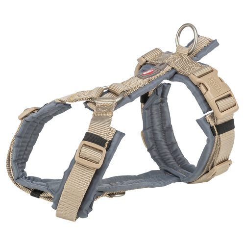 Trixie Premium Trekking Geschirr sand/grafit, Größe: XL