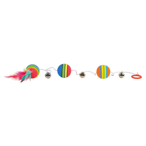 Trixie Rainbow-Bälle am Gummiband