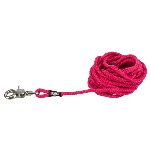 Trixie Schleppleine, rund fuchsia, Größe: S-L