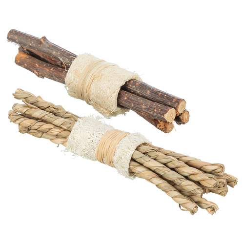 Trixie Set Luffa-Spielzeug für Nager
