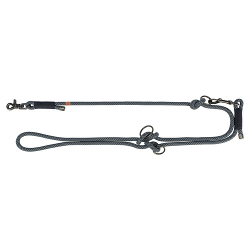 Trixie Soft Rope Verlängerungsleine schwarz/grau, Größe: L-XL