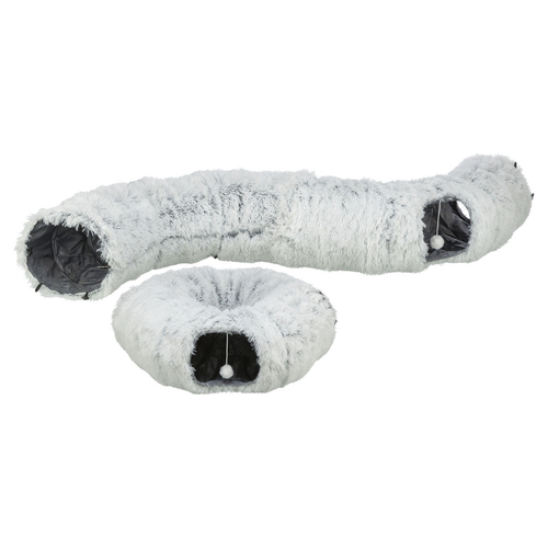 Trixie Spieltunnel Harvey Plüsch grau Trixie Spieltunnel Harvey Plüsch grau