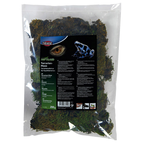 Trixie Terrarienmoos, Substrat für Feuchtterrarien 200 g