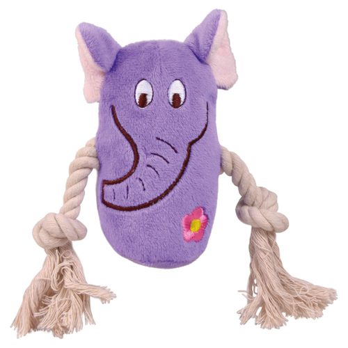 Trixie Tier mit Tau, Quietscher, Plüsch Trixie Tier mit Tau, Quietscher, Plüsch