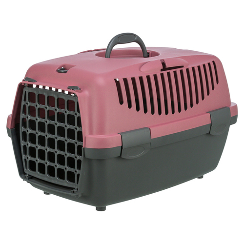 Trixie Transportbox Capri 1 dunkelgrau/altrosa, Maße: XS: 32 x 31 x 48 cm