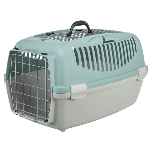 Trixie Transportbox Capri 3 Open Top hellgrau/salbei für Hunde