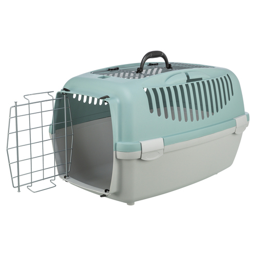 Trixie Transportbox Capri 3 Open Top hellgrau/salbei für Katzen