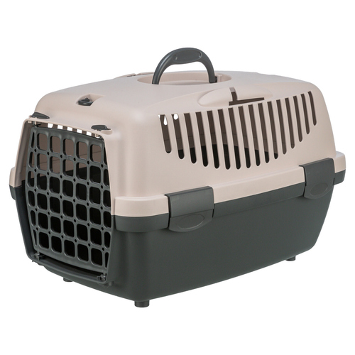 Trixie Transportbox Capri dunkelgrau/blush für Katzen