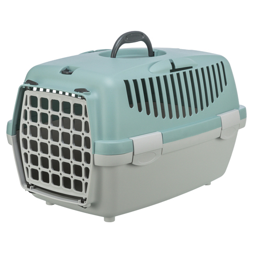 Trixie Transportbox Capri hellgrau/salbei für Katzen