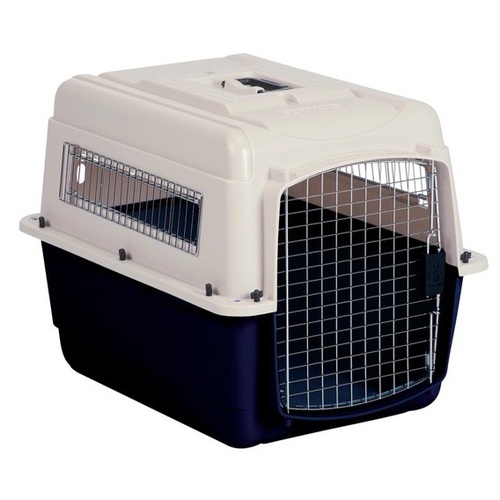 Trixie VARI Kennel Transportbox IV dunkelblau/beige