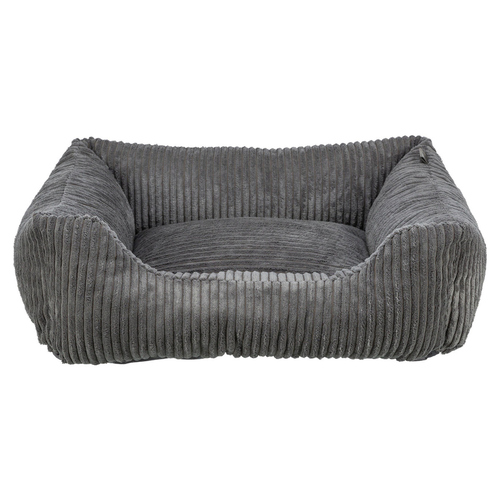 Trixie Vital Bett Jonna dunkelgrau für Katzen, Maße: 80 x 60 cm