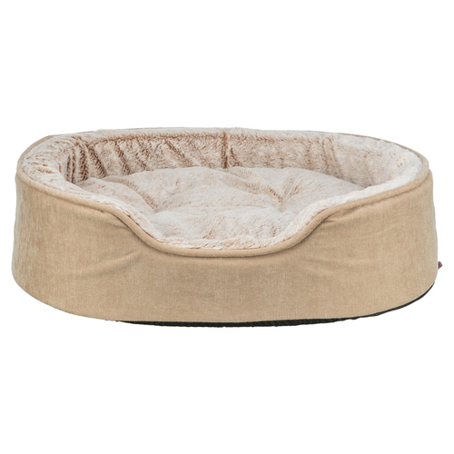 Trixie Vital Bett Lino Soft beige/creme für Katzen, Maße: 60 x 45 cm