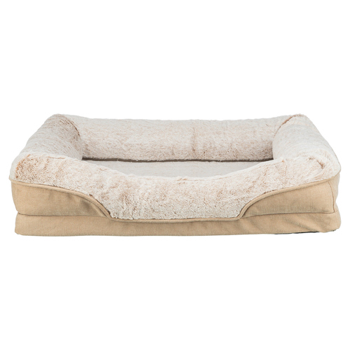 Trixie Vital Bett Lino beige für Katzen, Maße: 70 x 55 cm