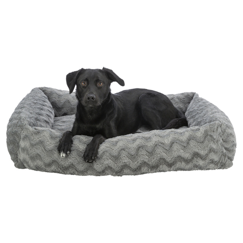 Trixie Vital Bett Loki grau für Hunde, Maße: 50 x 35 cm