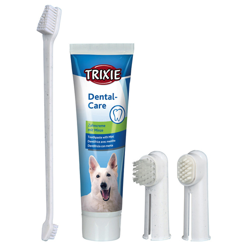 Trixie Zahnpflege-Set für Hunde 100 g Trixie Zahnpflege-Set für Hunde 100 g