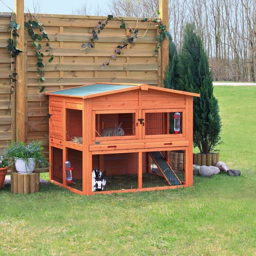 Trixie natura Kaninchenstall XL, 2 Etagen