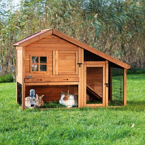 Trixie natura Kaninchenstall mit Freilaufgehege 151 x 107 x 80 cm