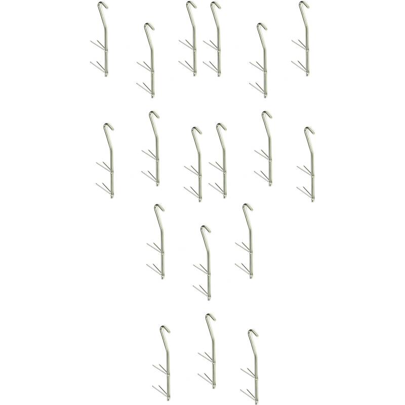 V-Räucherhaken Set Fische Räuchern Stainless Steel Räucherofen 18 Stück Zite Fishing
