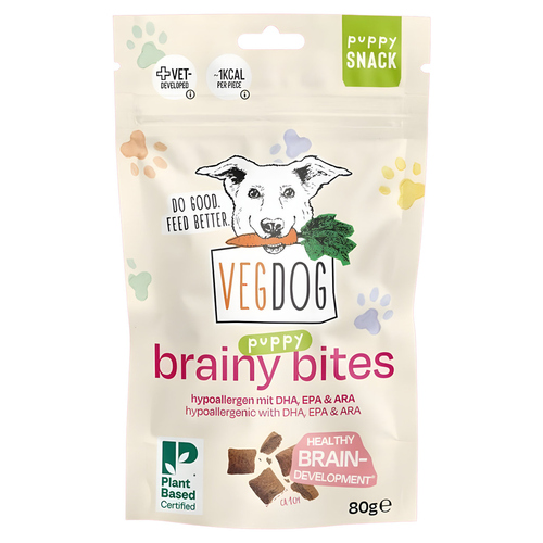 VEGDOG Brainy Bites 80 g